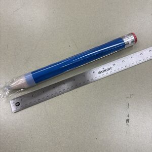 Giant Pencil Blue Wooden Pencil 12” Pencil Prop Big Jumbo Eraser New
